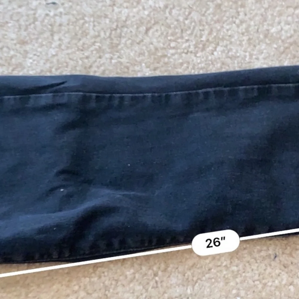 PAIGE verdugo ankle raw hem distressed black jeans - Picture 6 of 8